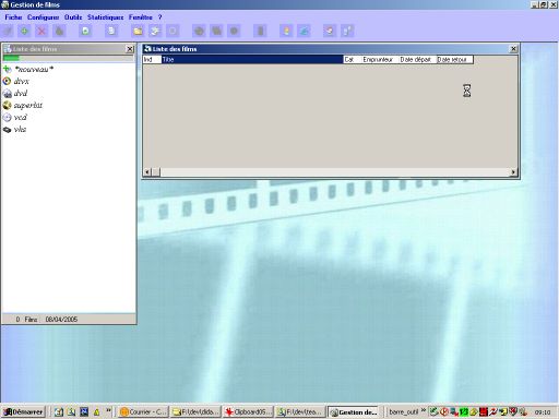 Gestion, Film, film, gestion, gestion film, divx, xvid, cinema, logithque, dvdthque, grer