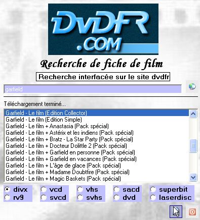 Gestion, Film, film, gestion, gestion film, divx, xvid, cinema, logithque, dvdthque, grer